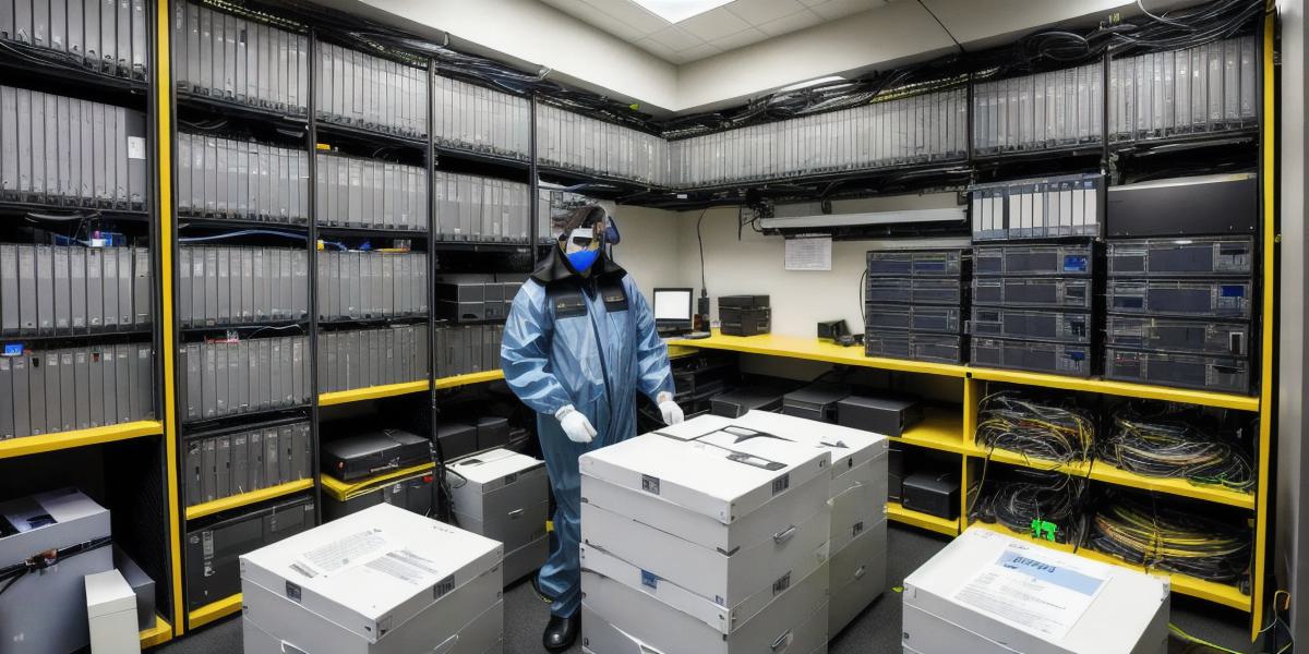 How can I effectively clean a data room to ensure optimal organization and efficiency?