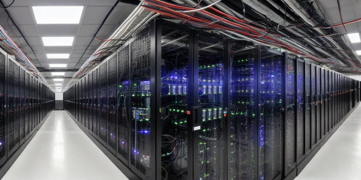 What are the key features of a data center and how does it operate efficiently?