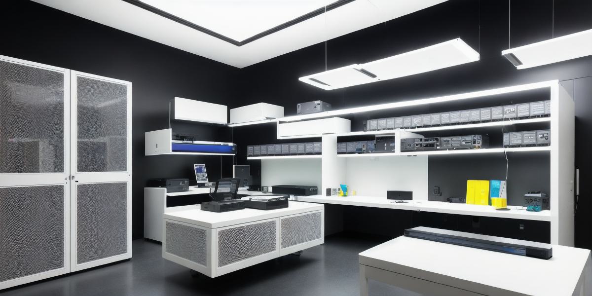 What are the key factors to consider when designing a data storage room?